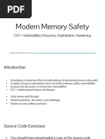 Modern Memory Safety in C CPP PDF