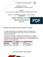 Construcción y clasificación de cables de media tensión