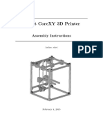 V-Slot Corexy 3D Printer: Assembly Instructions