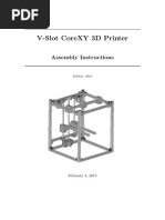 V-Slot Corexy 3D Printer: Assembly Instructions