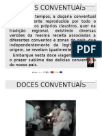 DOCES CONVENTUAIS-Apresentação