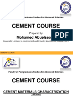 Cement Course: Mohamed Abuelseoud