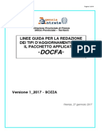 Docfa: Linee Guida Per La Redazione Dei Tipi D'Aggiornamento Con Il Pacchetto Applicativo " "