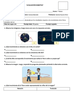 Evaluación Ciencia 1 Día y La Noche Proyectar