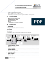 TP N°2: Etude Des Caractéristiques D'un Moteur Asynchrone Triphasé À Cage