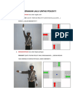 12 Gerakan Lalu Lintas Polisi