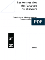 Dominique Maingueneau - Les termes clés de l’analyse du discours (1996, Seuil).pdf