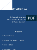 Leaky Valve Sepsis in SLE