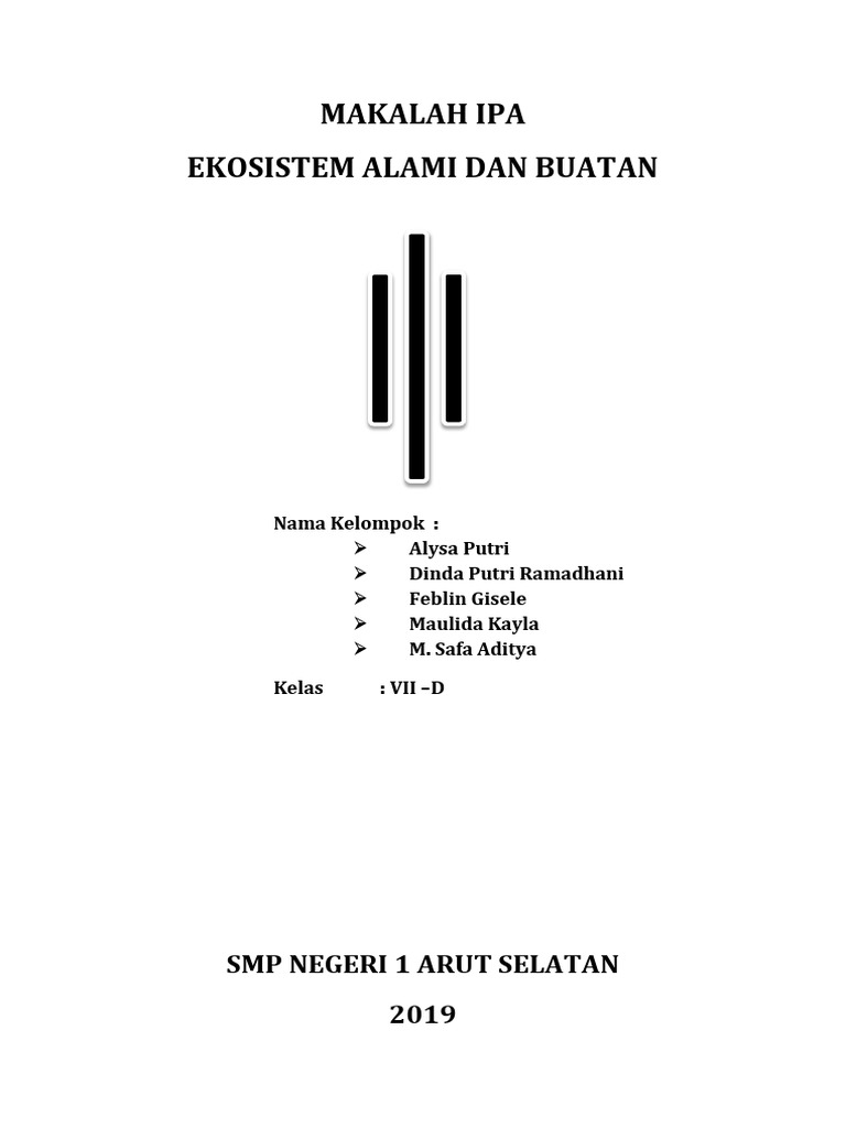 Contoh Makalah Ekosistem Sungai Dikdasmen