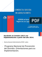 Suicida en Adolescentes