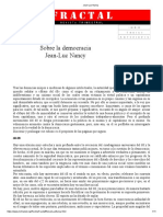 La democracia cuestionada: Jean-Luc Nancy sobre el Mayo del 68