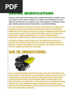 Engine Modifications: Air in (Induction)