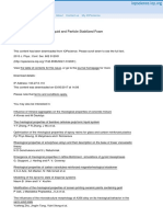 Rheological Properties of Liquid and Particle Stabilized Foam