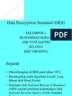 Data Encryption Standard (DES) : Kelompok 1 Muhammad Ikhsan Ade Yuni Safitri Zuliana Kiki Virginita