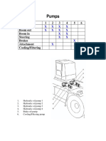 Pumps: 1 2 3 4 5 6 Lift Boom Out Boom in Steering Brakes Attachment Cooling/Filtering