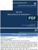 ME 206 Mechanics of Materials: Mechatronics Engineering Department
