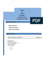 Plantilla Cv  Tecnologico Nombre Apellido1 Apellido2