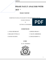 "Three Phase Fault Analysis With Auto Reset ": Project Report