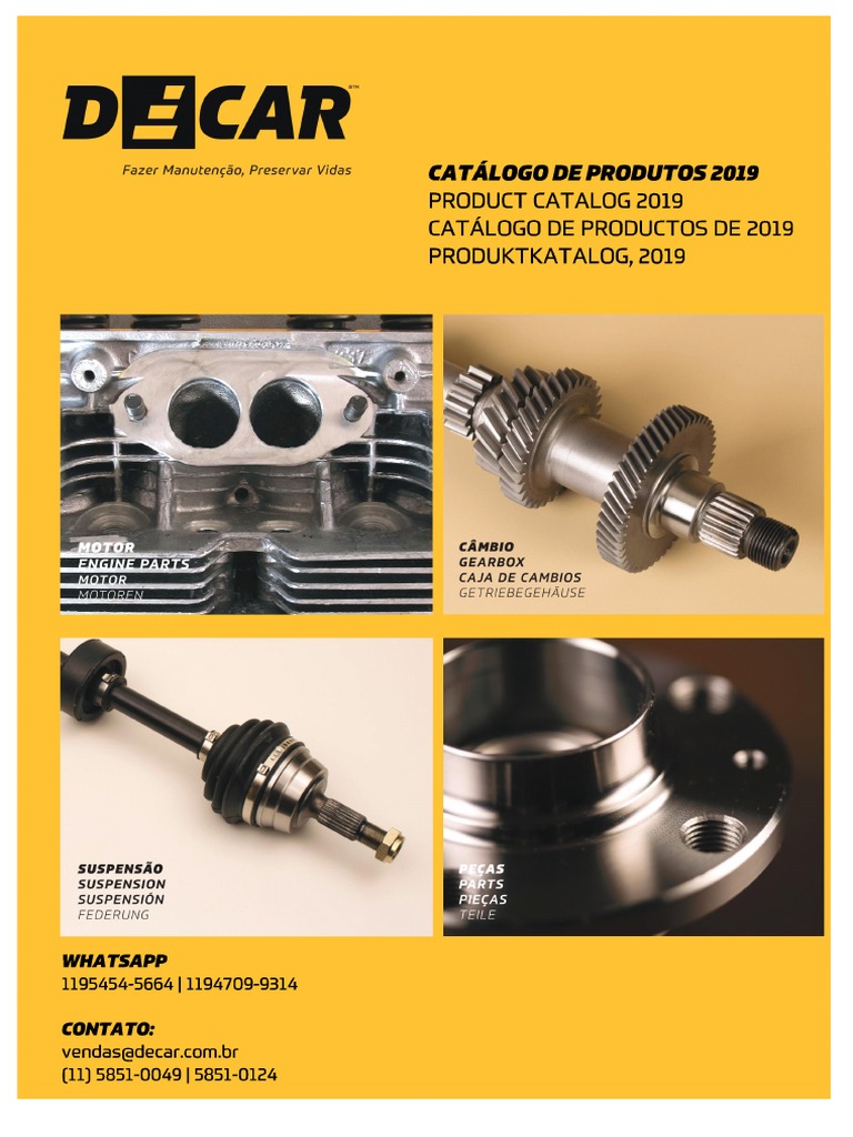 ぽんた　８４，８５ DECAR - Catálogo 2019 | PDF | Fabricantes de automóveis