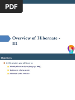 Overview of Hibernate - III