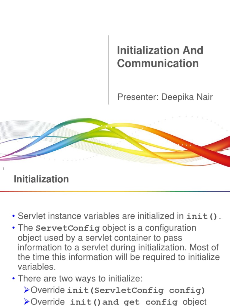 Servlet Initialization and Communication | PDF | Hypertext Transfer ...