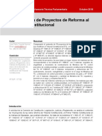 pROYECTOS DE REFORMA CONSTITUCIONAL DEL TRIBUNAL CONSTITUCIONAL