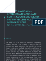 Pedro T. Layugan vs. Intermediate Appellate Court, Godofedro Isidro and Travellers Multi-Indemnity Corp