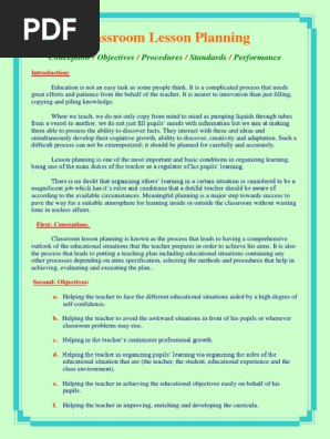 Lesson Plan