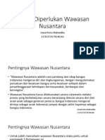 Alasan Diperlukan Wawasan Nusantara