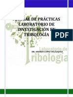 Manual de Practicas Del Laboratorio de Tribologia