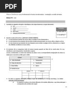 Ficha de Preparação Módulo F3