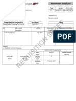 Requisition Sheet: Print Date AU - No