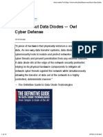 Learn About One-Way Data Diodes