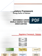 Regulatory Framework of Energy Sector in Pakistan