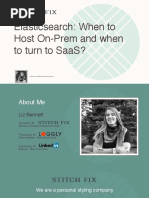 Elasticsearch When To Host On-Prem and When To Turn To SaaS