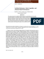 Mandatory Portfolio Disclosure, Stock Liquidity, and Mutual Fund Performance