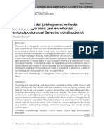 La Curiosidad Del Jurista Persa. Método y Metodología para Una Enseñanza Emancipadora Del Derecho Constitucional