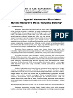 Cara Mengatasi Kerusakan Ekosistem Hutan Mangrove Desa Tanjung Burung