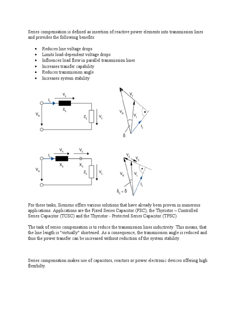 Compensation in Transmission Lines | PDF | Computer Engineering ...