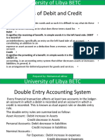 Introduction To Debit and Credit For Lecture 2