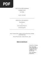 Paul Maravelias's Pro Se 2018 Appeal Brief (Christina DePamphilis v. Paul Maravelias, 2018-0483)