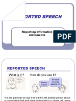 Reported Speech Intro