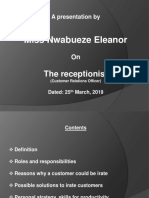 Miss Nwabueze Eleanor: The Receptionist