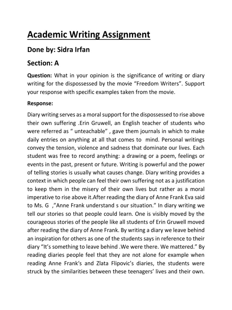 Academic Writing Assignment | PDF | Language Arts & Discipline | Poetry