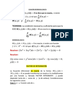 Ecuación Diferencial Exacta