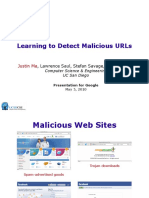 Machine Learning To Detect Malicious Url