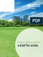 (WHO, 2017) Urban Green Spaces, A Brief For Action PDF