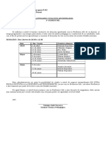 Calendario Atención Apoderados para Las Docentes