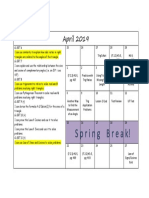 unit 7 calendar