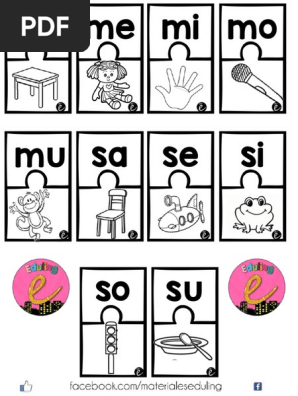 Tarjetas Silabas 2 Pdf